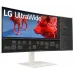 Монитор LG 38" UltraWide 38WR85QC-W белый NANO IPS LED 21:9 HDMI M/M матовая HAS Piv 600cd 178гр/178гр 3840x1600 144Hz FreeSync Premium Pro DP WQ+ USB 10.5кг