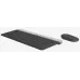 Клавиатура + мышь Logitech MK470 клав:графитовый/светло-серый мышь:графитовый USB беспроводная slim (920-009180)