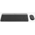 Клавиатура + мышь Logitech MK470 клав:графитовый/светло-серый мышь:графитовый USB беспроводная slim (920-009180)