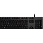 Клавиатура Logitech G512 Carbon Red Linear механическая черный USB Multimedia for gamer LED (920-009374)