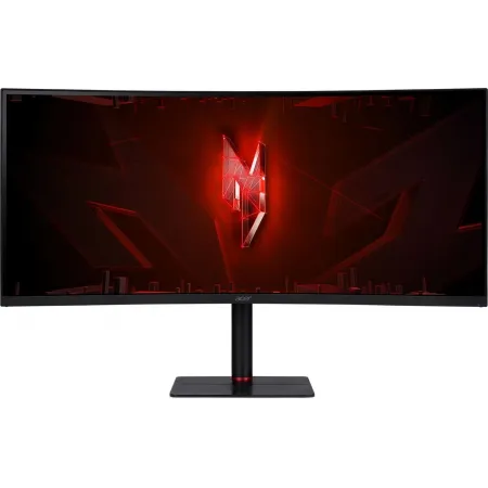Монитор Acer 34" Nitro XV345CURV3bmiphuzx черный VA LED 1ms 21:9 HDMI M/M матовая HAS Piv 300cd 178гр/178гр 3440x1440 180Hz FreeSync Premium DP Quad 2K (1440p) USB 7.96кг