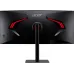 Монитор Acer 34" Nitro XV345CURV3bmiphuzx черный VA LED 1ms 21:9 HDMI M/M матовая HAS Piv 300cd 178гр/178гр 3440x1440 180Hz FreeSync Premium DP Quad 2K (1440p) USB 7.96кг