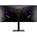 Монитор Acer 34" Nitro XV345CURV3bmiphuzx черный VA LED 1ms 21:9 HDMI M/M матовая HAS Piv 300cd 178гр/178гр 3440x1440 180Hz FreeSync Premium DP Quad 2K (1440p) USB 7.96кг