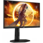 Монитор AOC 23.8" Gaming 24G4X черный IPS LED 16:9 HDMI M/M матовая HAS Piv 1300:1 300cd 170гр/160гр 1920x1080 180Hz DP FHD 4.4кг