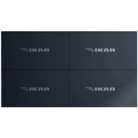 Панель Ikar 55" ПВ 55-115-100 (3.5 мм) черный IPS LED 8ms 16:9 DVI HDMI M/M матовая 1200:1 500cd 178гр/178гр 3840x2160 VGA DP Quad 4K (2160p) USB 40кг (RUS)