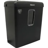 Шредер Fellowes PowerShred Р-30С черный (секр.P-4) фрагменты 6лист. 15лтр. скрепки скобы пл.карты