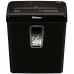 Шредер Fellowes PowerShred Р-30С черный (секр.P-4) фрагменты 6лист. 15лтр. скрепки скобы пл.карты