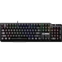 Клавиатура MSI VIGOR GK41 LR RU механическая черный USB Multimedia for gamer LED (S11-04RU248-CLA)