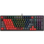 Клавиатура A4Tech Bloody S98 Sports Red BLMS Plus механическая красный/черный USB for gamer LED (S98 SPORTS RED BLMS RED PLUS)