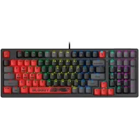 Клавиатура A4Tech Bloody S98 Sports Red BLMS Plus механическая красный/черный USB for gamer LED (S98 SPORTS RED BLMS RED PLUS)