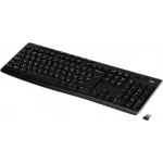 Клавиатура Logitech K270 черный/белый USB беспроводная Multimedia (920-003058)