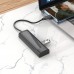 Разветвитель USB-C Hoco HB41 Type-C 4порт. черный