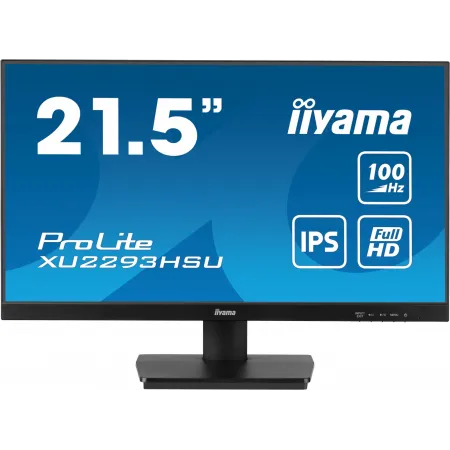 Монитор Iiyama 21.5" ProLite XU2293HSU-B6 черный IPS LED 1ms 16:9 HDMI M/M матовая 250cd 178гр/178гр 1920x1080 100Hz DP FHD USB 2.6кг