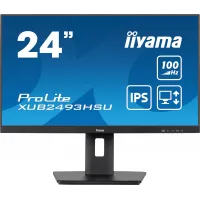 Монитор Iiyama 23.8" ProLite XUB2493HSU-B6 черный IPS LED 1ms 16:9 HDMI M/M матовая HAS Piv 250cd 178гр/178гр 1920x1080 100Hz DP FHD USB 4.6кг