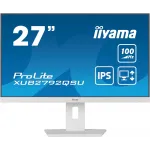 Монитор Iiyama 27" ProLite XUB2792QSU-W6 белый IPS LED 0.4ms 16:9 HDMI M/M матовая HAS Piv 250cd 178гр/178гр 2560x1440 100Hz DP WQ USB 6.1кг