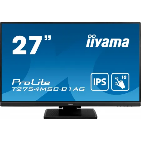 Монитор Iiyama 27" Touch T2754MSC-B1AG черный IPS LED 16:9 HDMI M/M HAS 300cd 178гр/178гр 1920x1080 60Hz VGA FHD USB Touch 6.6кг