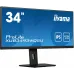 Монитор Iiyama 34" ProLite XUB3493WQSU-B5 черный IPS LED 21:9 HDMI M/M матовая HAS Piv 400cd 178гр/178гр 3440x1440 75Hz FreeSync DP UW USB 9.4кг