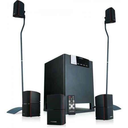 Колонки Microlab X15BT 5.1 черный 180Вт BT