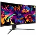 Монитор MSI 34" MAG 341CQP черный QD OLED LED 21:9 HDMI матовая HAS 250cd 178гр/178гр 3440x1440 175Hz FreeSync Premium Pro DP UW USB 9.3кг