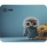 Коврик для мыши Cactus Owl blue 220x180x2мм (CS-MP-P07XS)