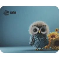 Коврик для мыши Cactus Owl blue 220x180x2мм (CS-MP-P07XS)