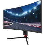 Монитор Digma 34" Overdrive 34A711Q черный VA LED 4ms 21:9 HDMI M/M матовая HAS Piv 300cd 178гр/178гр 3440x1440 165Hz G-Sync FreeSync DP UW 7.3кг