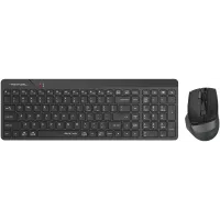 Клавиатура + мышь A4Tech Fstyler FG2400 Air2 клав:черный мышь:черный USB беспроводная slim (FG2400 AIR2 BLACK)
