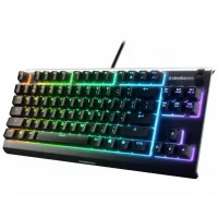 Клавиатура Steelseries Apex 3 TKL RU черный USB for gamer LED (64817)