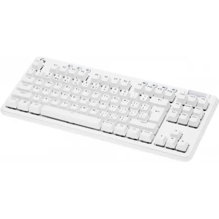 Клавиатура Logitech G715 TKL механическая белый USB беспроводная BT/Radio Multimedia for gamer LED (подставка для запястий) (920-010464)