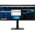 Монитор Lenovo 34" ThinkVision P34w-20 черный IPS LED 6ms 21:9 HDMI M/M HAS Piv 300cd 178гр/178гр 3440x1440 60Hz DP WQ HD 2K (1440p) USB 10.8кг