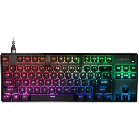 Клавиатура Steelseries Apex 9 TKL механическая черный USB Multimedia for gamer LED (подставка для запястий) (64847)