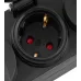 Сетевой фильтр Buro 400MDP-3-B 3м (4 розетки) черный (коробка)