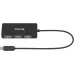 Разветвитель USB-C Buro BPH-C-1730 4порт. черный (BU-USBC-HUB-4U21)