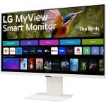 Монитор LG 31.5" MyView 32SR83U-W белый IPS LED 16:9 HDMI M/M матовая HAS 400cd 178гр/178гр 3840x2160 60Hz UHD USB 7.7кг