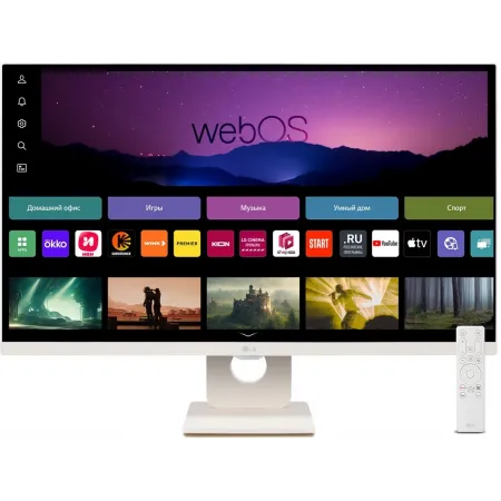 Монитор LG 31.5" 27SR50F-W белый IPS LED 16:9 HDMI M/M матовая 250cd 178гр/178гр 1920x1080 60Hz FHD USB 5.6кг