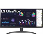 Монитор LG 29" UltraWide 29WQ500-B черный IPS LED 21:9 HDMI матовая 1000:1 250cd 178гр/178гр 2560x1080 100Hz FreeSync DP FHD 4.5кг