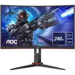 Монитор AOC 31.5" Gaming C32G2ZE/BK черный/красный VA LED 16:9 HDMI матовая 300cd 178гр/178гр 1920x1080 240Hz FreeSync DP FHD 6.98кг