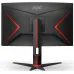 Монитор AOC 27" Gaming C27G2ZU черный/красный VA LED 0.5ms 16:9 HDMI M/M матовая HAS Piv 300cd 178гр/178гр 1920x1080 240Hz FreeSync Premium DP FHD USB 5.5кг