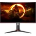 Монитор AOC 27" Gaming CQ27G2S черный/красный VA LED 1ms 16:9 HDMI матовая HAS Piv 250cd 178гр/178гр 2560x1440 165Hz DP QHD 5.4кг