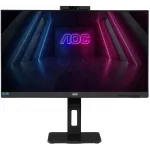 Монитор AOC 27" Pro Q27P3CW черный IPS LED 4ms 16:9 HDMI M/M Cam матовая HAS Piv 1000:1 350cd 178гр/178гр 2560x1440 75Hz DP QHD USB 6.91кг