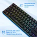 Клавиатура Оклик K713X механическая черный USB Multimedia for gamer LED