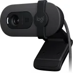 Камера Web Logitech HD Webcam Brio 100 черный 2Mpix (1920x1080) USB-A с микрофоном для ноутбука (960-001585)