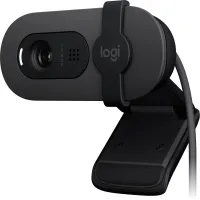 Камера Web Logitech HD Webcam Brio 100 черный 2Mpix (1920x1080) USB-A с микрофоном для ноутбука (960-001585)