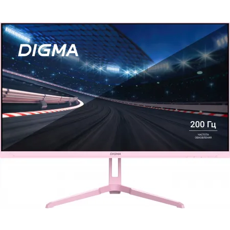 Монитор Digma 23.8" Overdrive 24P410F розовый IPS LED 2ms 16:9 HDMI матовая 300cd 178гр/178гр 1920x1080 200Hz G-Sync FreeSync DP FHD USB 3.7кг