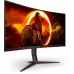 Монитор AOC 34" Gaming CU34G2XP/BK черный/красный VA LED 21:9 HDMI матовая HAS 400cd 178гр/178гр 3440x1440 180Hz FreeSync Premium DP Quad 2K (1440p) USB 8.02кг