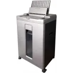 Шредер Office Kit SA200 (1,9х10) серый/черный с автоподачей (секр.P-5) фрагменты 200лист. 23лтр. пл.карты