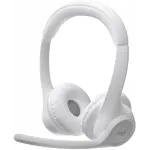Наушники с микрофоном Logitech Zone 300 белый накладные BT оголовье (981-001417)