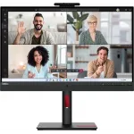 Монитор Lenovo 27" ThinkVision T27hv-30 черный IPS LED 4ms 16:9 HDMI M/M Cam матовая HAS Piv 1000:1 300cd 178гр/178гр 2560x1440 75Hz DP 2K USB 7.9кг