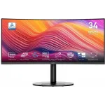 Монитор MSI 34" Modern MD342CQP черный VA LED 21:9 HDMI M/M матовая HAS Piv 3500:1 300cd 178гр/178гр 3440x1440 120Hz DP UW USB 8.05кг