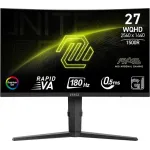 Монитор MSI 27" MAG 275CQRF QD E2 черный VA LED 16:9 HDMI полуматовая HAS Piv 5000:1 300cd 178гр/178гр 2560x1440 180Hz DP WQ USB 5.7кг